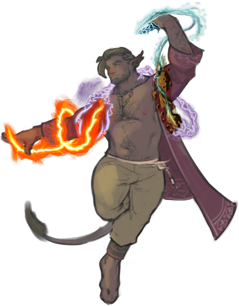 (Art-WeaverEarly) D&D character sketch