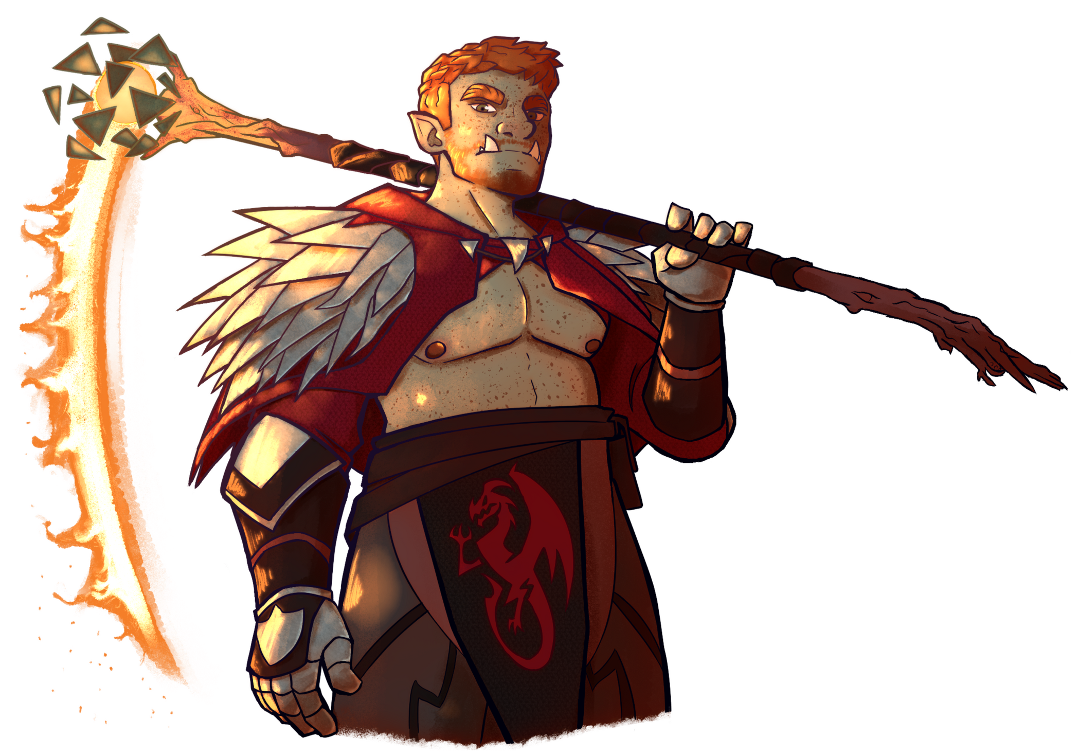 (Art-Grim) D&D character illustration ✦ Collab w/ TsunamiCoRyan