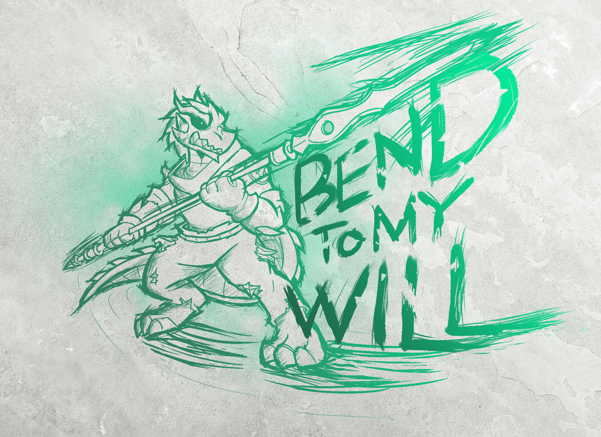 (Art-IjadLance) D&D character colored sketch ✦ Collab w/ TsunamiCoRyan