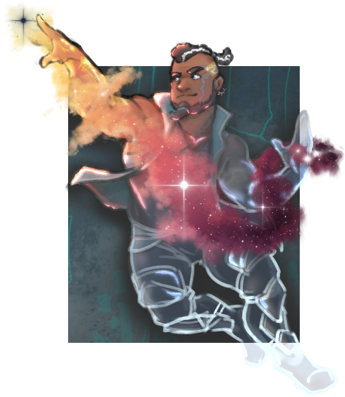 (Art-AkosSpell) D&D character illustration