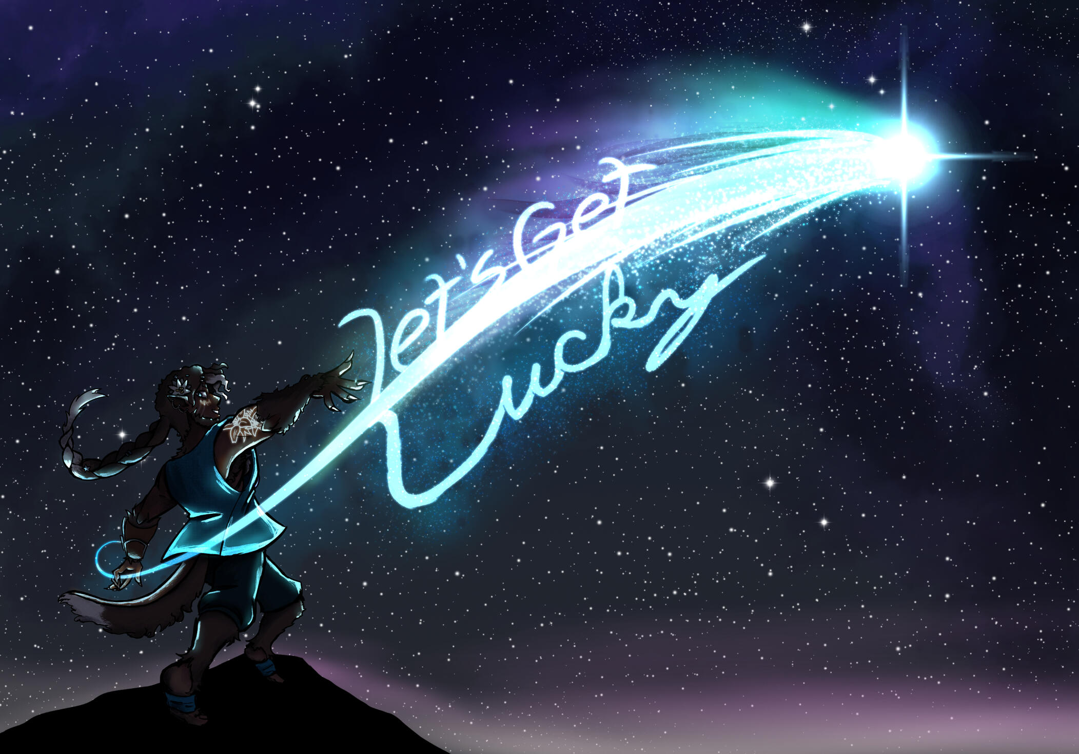 (Art-TarooLucky) D&D character illustration ✦ Collab w/ TsunamiCoRyan